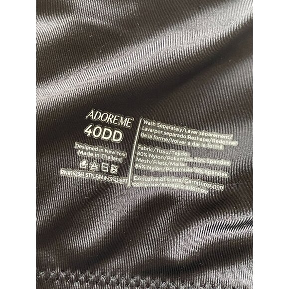 Adore Me Ariza contour sports bra 40DD purple black animal print medium impact - Picture 8 of 10